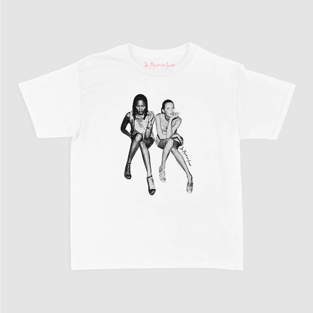 In Print We Trust after party baby tee